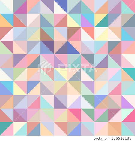 Modern Seamless Geometric Abstract Pastel Triangle Pattern 136515139