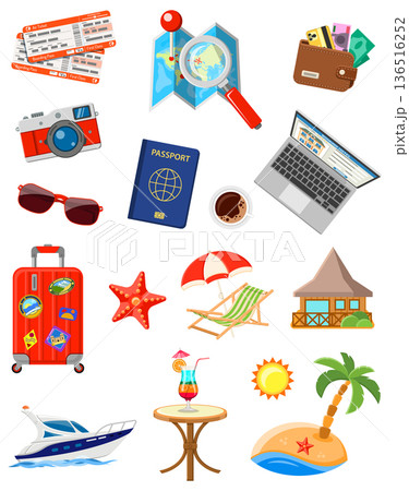 Planning Luxury Vacation Concept Planning Luxury Vacation Concept 136516252