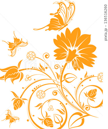 Flower frame Flower frame 136516260
