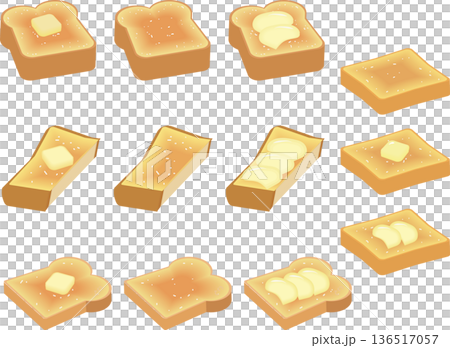 バタートーストセット 136517057