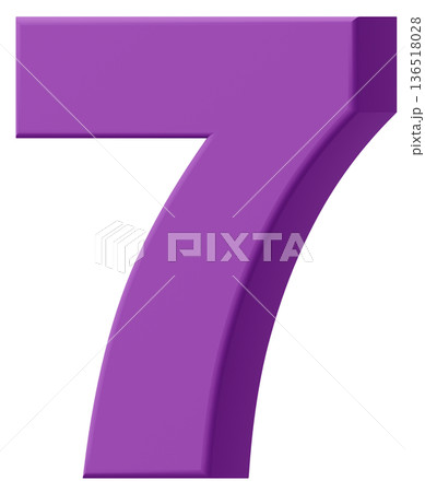 3D素材_数字_7_紫 136518028