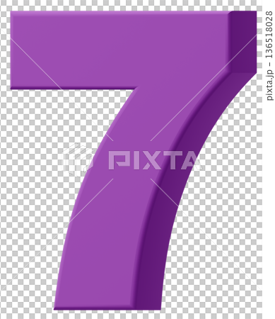 3D素材_数字_7_紫 136518028