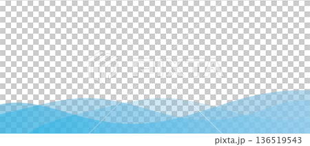 抽象波浪漸變背景，流體形狀波浪材質，藍色 136519543