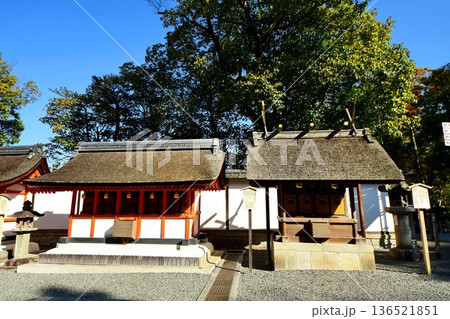 京都府　伏見稲荷大社　上末社（両宮社 五社相殿）重要文化財　京都市伏見区深草藪之内町 136521851