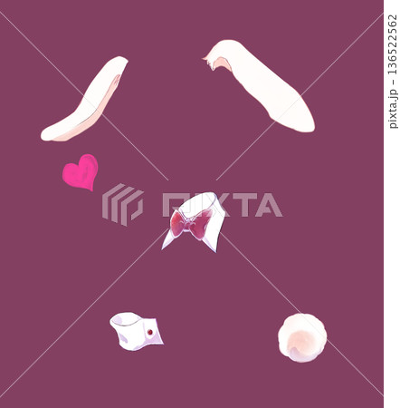 バニーガールの衣装 バニーガールの衣装 136522562