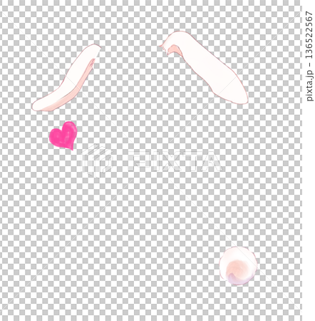 兔子耳朵和尾巴 136522567