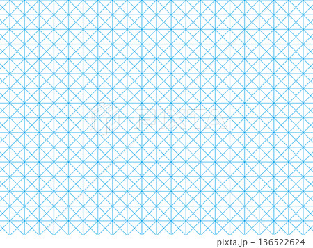 水色の斜方眼の背景 136522624