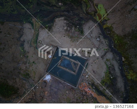 Aerial view Chukotka Arctic coastline pristine tundra wilderness landscape Aerial view Chukotka Arctic coastline pristine tundra wilderness landscape 136527168