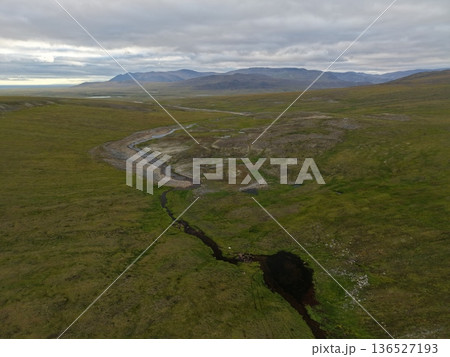 Chukotka subarctic wilderness vast untouched coastal beauty landscape landscape 136527193