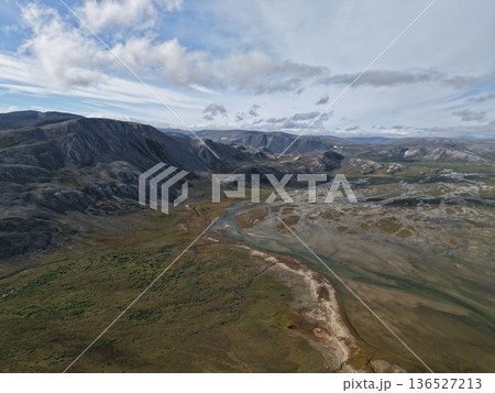 Chukotka subarctic tundra wilderness Arctic coastal formations landscape 136527213