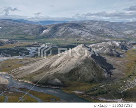 Chukotka subarctic tundra wilderness Arctic coastal formations landscape 136527253