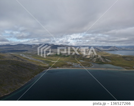 Arctic Chukotka Bering coastal pristine untouched nature wilderness landscape 136527266