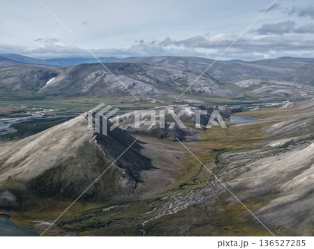 Chukotka subarctic tundra wilderness Arctic coastal formations landscape Chukotka subarctic tundra wilderness Arctic coastal formations landscape 136527285