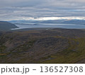 Arctic terrain Chukotka peninsula pristine nature perspective landscape 136527308