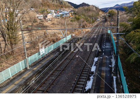 JR吾妻線 岩島駅 群馬県東吾妻町 JR吾妻線 岩島駅 群馬県東吾妻町 136528975