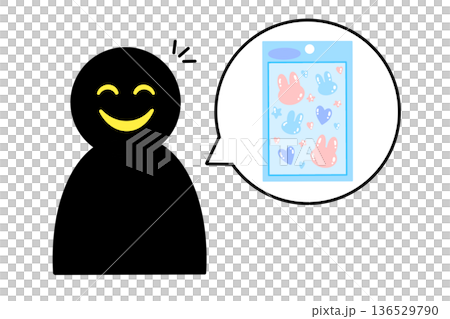 シール詐欺のイラスト 136529790