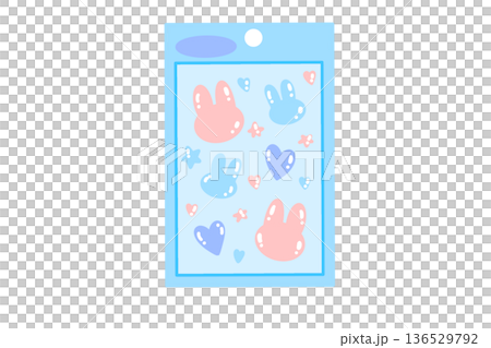 ぷっくりシールのイラスト ぷっくりシールのイラスト 136529792