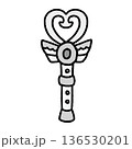 ハートのステッキ 136530201