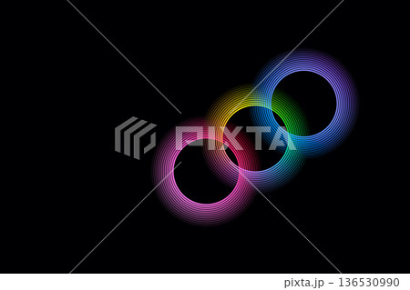 円形の背景素材 136530990