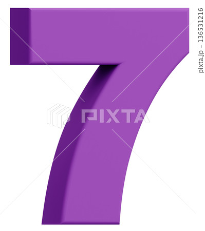 3D素材_数字_7_紫 136531216