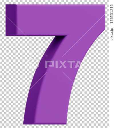 3D素材_数字_7_紫 136531216