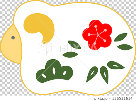 羊の置物イラストアイコン 136531614