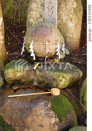 玉作湯神社 願い石 玉作湯神社 願い石 136532986