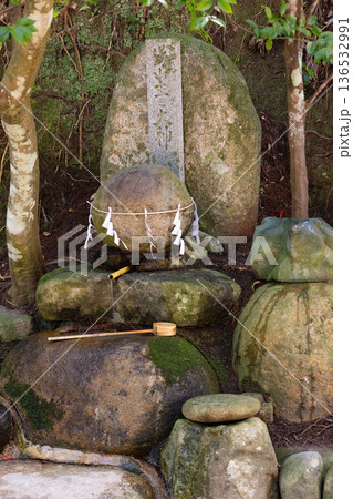 玉作湯神社 願い石 玉作湯神社 願い石 136532991