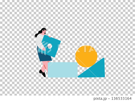 女人組裝積木 女人組裝積木 136533164