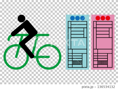 自行車和車票 136534132