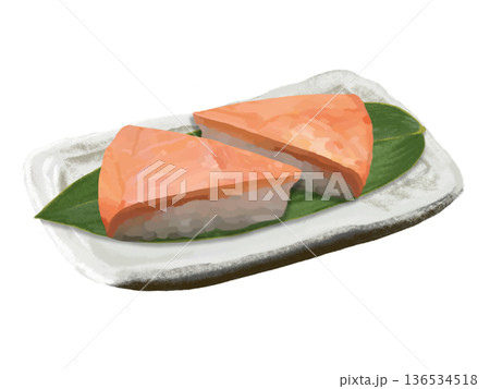 ます寿司(カット)長皿 ます寿司(カット)長皿 136534518