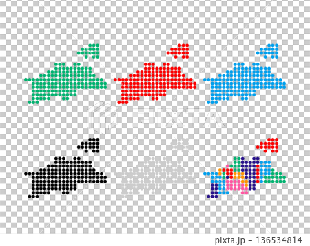 像素藝術地圖_香川縣_圓點-01 136534814