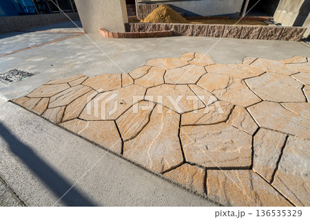 タイル　外構工事 136535329