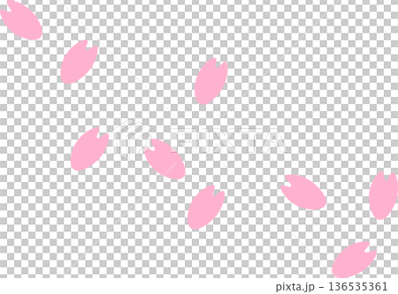Dancing cherry blossom petals (pink) Dancing cherry blossom petals (pink) 136535361