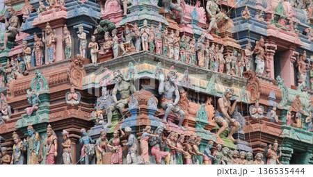 Detailed carved deities of the Arulmigu Sri Parthasarathyswamy Temple Detailed carved deities of the Arulmigu Sri Parthasarathyswamy Temple 136535444