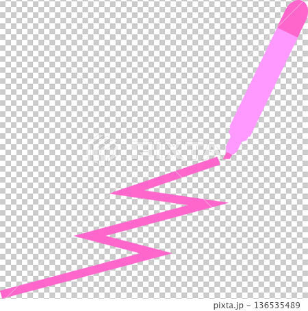 熒光筆插圖 136535489