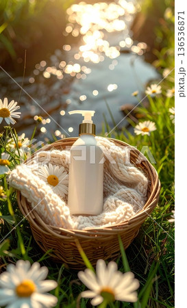 Pump Bottle Skincare in Daisy Meadow 136536871