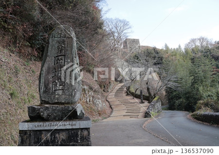 「荒城の月」のモデル・岡城跡（大分県竹田市） 136537090