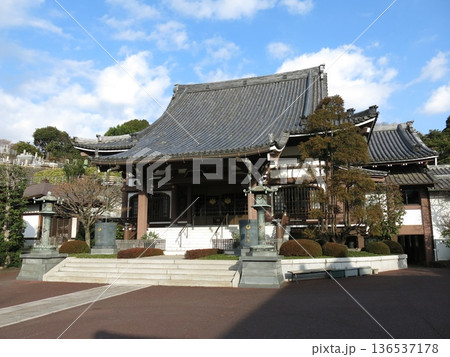 横浜市神奈川区の本覚寺(本堂) 横浜市神奈川区の本覚寺(本堂) 136537178