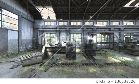 廃墟倉庫 136538320