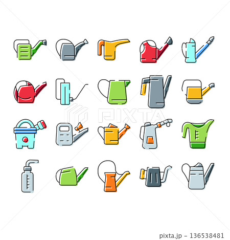 Watering can garden tools and accessories collecting water 136538481