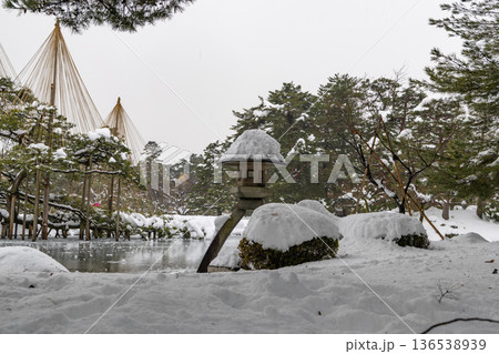 真冬の兼六園 136538939