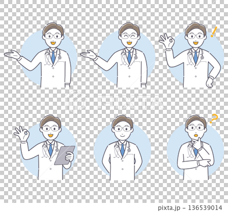 穿白大褂的男醫生_02 136539014