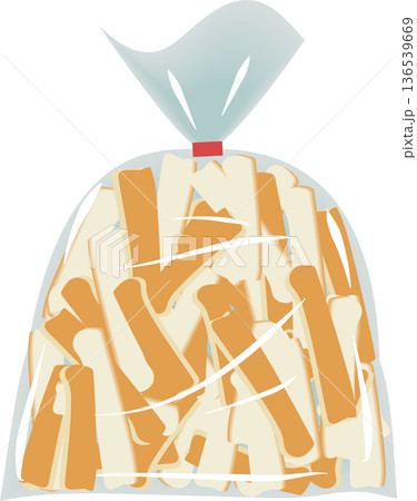 袋詰めのパンの耳 袋詰めのパンの耳 136539669