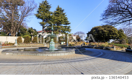 港の見える丘公園の冬 136540453