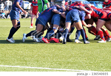 ラグビー、高校ラグビー 136540935