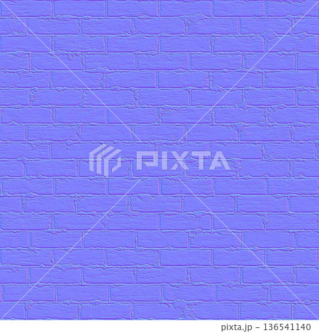 Seamless brick wall normal map texture Seamless brick wall normal map texture 136541140