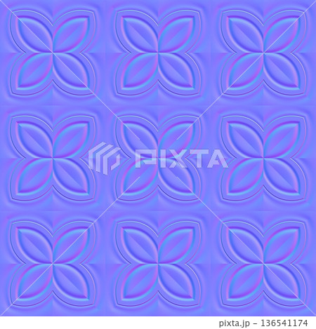 Large Scale Petal Relief Normal Map Large Scale Petal Relief Normal Map 136541174