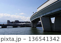 室見川に架かる福岡都市高速の美しい曲線 136541342