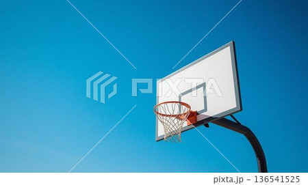 バスケットゴール 136541525
